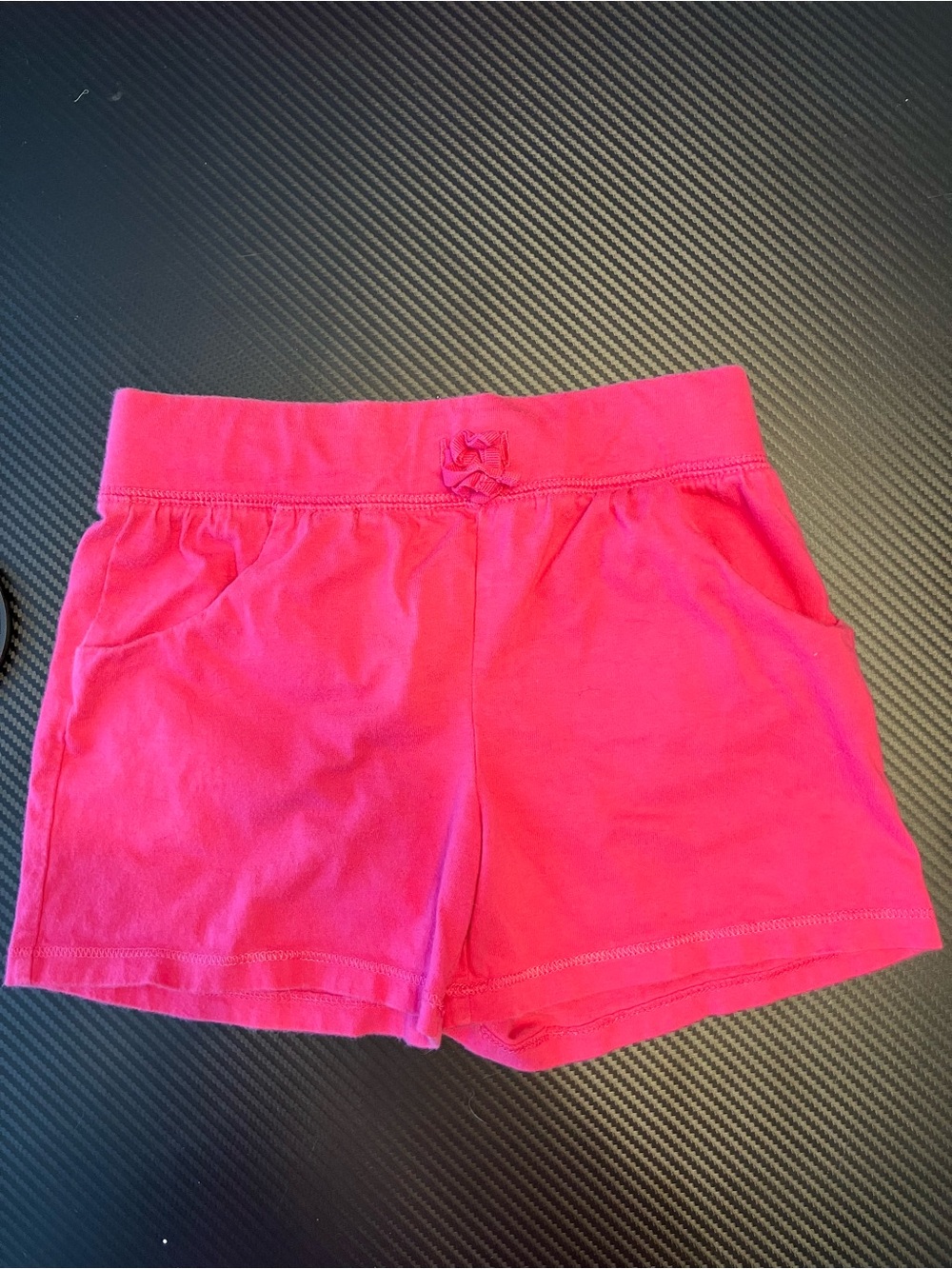 Old Navy Hot Pink High-Waist Girls' Cotton Shorts